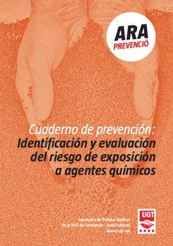 Cuaderno de prevención: Identificación y evaluación del riesgo de exposición a agentes químicos - Secretaria de Política Sindical de la UGT de ...
