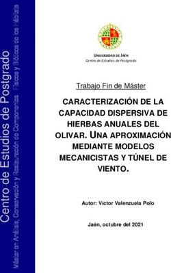 CARACTERIZACIÓN DE LA CAPACIDAD DISPERSIVA DE HIERBAS ANUALES DEL OLIVAR. UNA APROXIMACIÓN MEDIANTE MODELOS MECANICISTAS Y TÚNEL DE - TAUJA