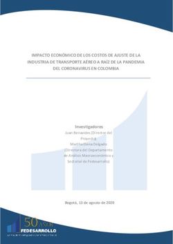 IMPACTO ECON&Oacute;MICO DE LOS COSTOS DE AJUSTE DE LA INDUSTRIA DE TRANSPORTE A&Eacute;REO A RA&Iacute;Z DE LA PANDEMIA DEL CORONAVIRUS EN COLOMBIA