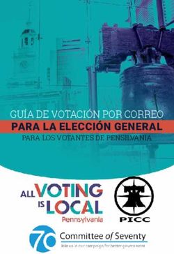 GU&Iacute;A DE VOTACI&Oacute;N POR CORREO PARA LA ELECCI&Oacute;N GENERAL - PARA LOS VOTANTES DE PENSILVANIA - All Voting is Local