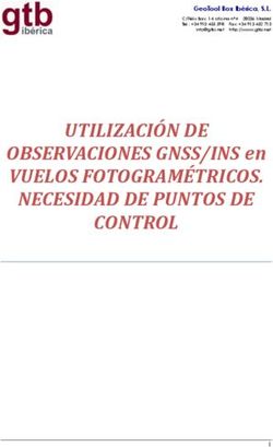 UTILIZACIÓN DE OBSERVACIONES GNSS/INS en VUELOS FOTOGRAMÉTRICOS. NECESIDAD DE PUNTOS DE CONTROL