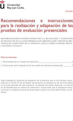 Recomendaciones e instrucciones para la realizaci&oacute;n y adaptaci&oacute;n de las pruebas de evaluaci&oacute;n presenciales