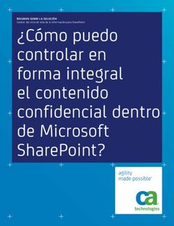 Cómo puedo controlar en forma integral el contenido confidencial dentro de Microsoft SharePoint? - agility made possible