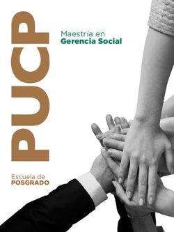 Maestr&iacute;a en Gerencia Social - PUCP