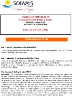 CIUDADES IMPERIALES -Viena, Budapest, Praga y Berl&iacute;n