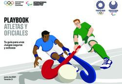 Playbook atletas y oficiales - Tu guía para unos Juegos seguros y exitosos junio de 2021 - Paralympic.org