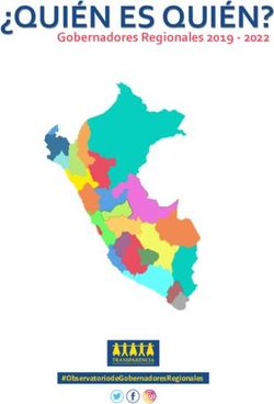 QUIÉN ES QUIÉN? Gobernadores Regionales 2019 2022 - #ObservatoriodeGobernadoresRegionales - Asociación Civil Transparencia