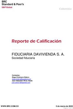 Reporte de Calificaci&oacute;n - FIDUCIARIA DAVIVIENDA S. A. Sociedad fiduciaria