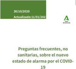 Preguntas frecuentes, no sanitarias, sobre el nuevo estado de alarma por el COVID- 19 - 30/10/2020 Actualizado:11/01/2021