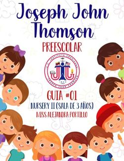 GUIA #01 Nursery II (sala de 3 años) - Miss Alejandra portillo