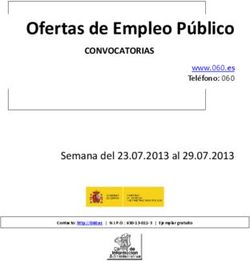 Ofertas de Empleo Público - Semana del 23.07.2013 al 29.07.2013 CONVOCATORIAS
