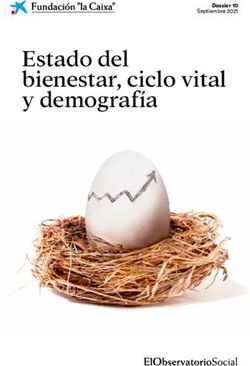 Estado del bienestar, ciclo vital y demograf&iacute;a - Dossier 10 Septiembre 2021 - Sala de prensa ...