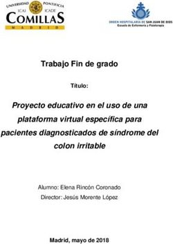 Trabajo Fin de grado Proyecto educativo en el uso de una plataforma virtual espec&iacute;fica para pacientes diagnosticados de s&iacute;ndrome del colon irritable