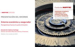PRESENTACIÓN DEL INFORME - Entorno económico y asegurador Perspectivas hacia el cuarto trimestre - MAPFRE Corporativo