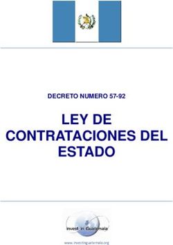 LEY DE CONTRATACIONES DEL ESTADO - DECRETO NUMERO 57-92 - SICE