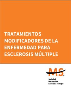 TRATAMIENTOS MODIFICADORES DE LA ENFERMEDAD PARA ESCLEROSIS MÚLTIPLE