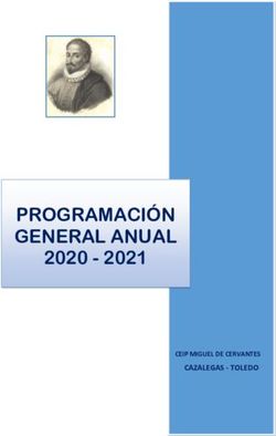 PROGRAMACIÓN GENERAL ANUAL 2020 - 2021 CAZALEGAS - TOLEDO CEIP MIGUEL DE CERVANTES - CEIP ...