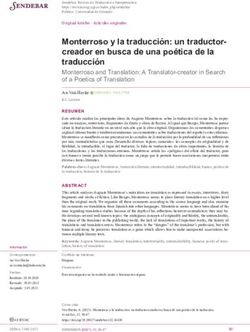 Monterroso y la traducción: un traductor-creador en busca de una poética de la traducción