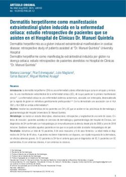 Dermatitis herpetiforme como manifestación extraintestinal gluten inducida en la enfermedad celíaca: estudio retrospectivo de pacientes que se ...