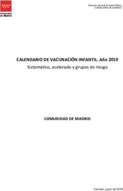 CALENDARIO DE VACUNACI&Oacute;N INFANTIL. A&ntilde;o 2019 COMUNIDAD DE MADRID - Sistem&aacute;tico, acelerado y grupos de riesgo