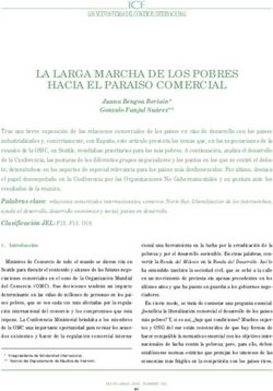 LA LARGA MARCHA DE LOS POBRES HACIA EL PARAISO COMERCIAL
