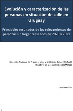 Evolución y caracterización de las personas en situación de calle en Uruguay