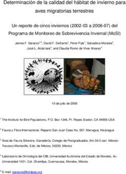 Determinación de la calidad del hábitat de invierno para aves migratorias terrestres