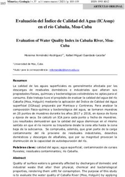 Evaluación del Índice de Calidad del Agua (ICAsup) en el río Cabaña, Moa-Cuba