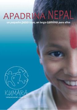 APADRINA NEPAL un peque&ntilde;o paso tuyo, un largo camino para ellos - Kumara