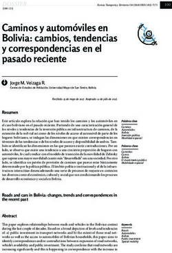 Caminos y automóviles en Bolivia: cambios, tendencias y correspondencias en el pasado reciente - Dialnet