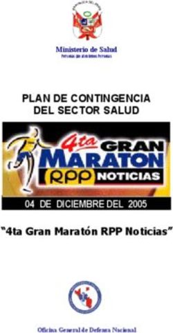 PLAN DE CONTINGENCIA DEL SECTOR SALUD - 04 DE DICIEMBRE DEL 2005 "4ta Gran Marat&oacute;n RPP Noticias"