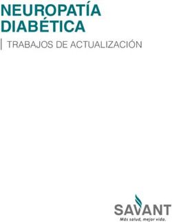 Neuropatía Diabética trabajos de actualización - Siicsalud