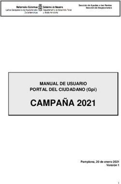 CAMPAÑA 2021 MANUAL DE USUARIO PORTAL DEL CIUDADANO (Gpi) - Pamplona, 20 de enero 2021 Versión