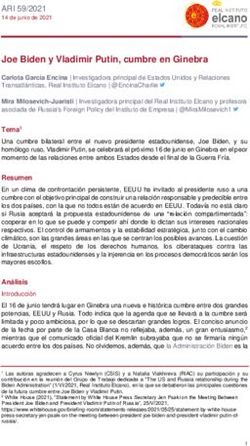 Joe Biden y Vladimir Putin, cumbre en Ginebra - Real Instituto ...