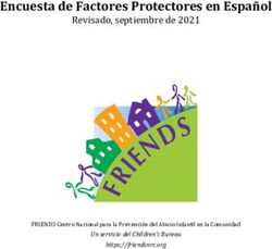 Revisado, septiembre de 2021 - FRIENDS Centro Nacional para la Prevenci&oacute;n del Abuso Infantil en la Comunidad - Friends NRC