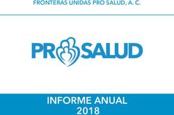 INFORME ANUAL - FRONTERAS UNIDAS PRO SALUD, A. C.