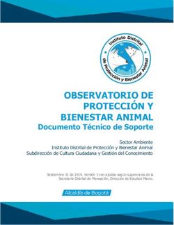 OBSERVATORIO DE PROTECCIÓN Y BIENESTAR ANIMAL - Secretaría ...