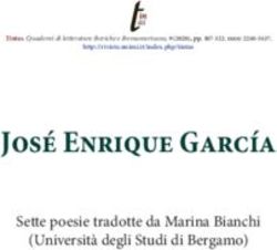 Jos&eacute; Enrique Garc&iacute;a Sette poesie tradotte da Marina Bianchi (Universit&agrave; degli Studi di Bergamo) - Riviste UNIMI