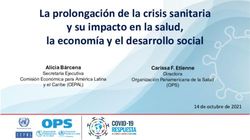 La prolongaci&oacute;n de la crisis sanitaria y su impacto en la salud, la econom&iacute;a y el desarrollo social