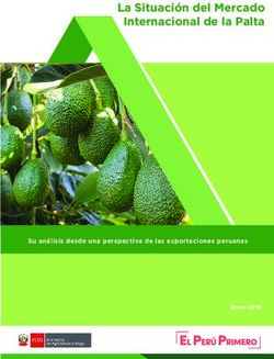 La Situación del Mercado Internacional de la Palta - Su análisis desde una perspectiva de las exportaciones peruanas - Minagri