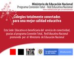 PROGRAMA CONEXI&Oacute;N TOTAL - #LAEDUCACI&Oacute;NESDETODOS - LINEAMIENTO T&Eacute;CNICO 2020 - MINISTERIO DE EDUCACI&Oacute;N