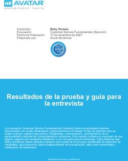 Resultados de la prueba y guía para la entrevista - HR Avatar