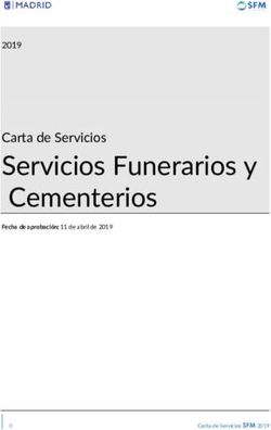 Servicios Funerarios y Cementerios - Carta de Servicios 2019 - Portal de ...