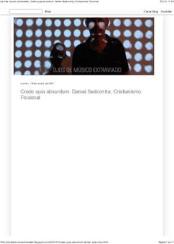 Credo quia absurdum. Daniel Sedcontra, Cristianismo Ficcional - incorpore
