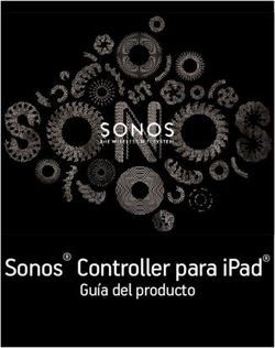 Sonos Controller para iPad - Guía del producto