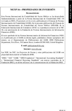 NICSP 16-PROPIEDADES DE INVERSIÓN