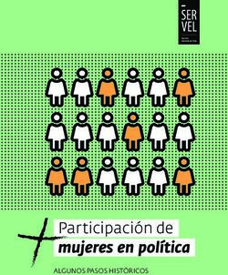 Participaci&oacute;n de mujeres en pol&iacute;tica - ALGUNOS PASOS HIST&Oacute;RICOS - Servel