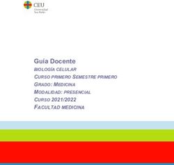 Gu&iacute;a Docente CURSO 2021/2022 MODALIDAD: PRESENCIAL - Gu&iacute;a Docente