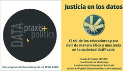 Justicia en los datos - El rol de los educadores para vivir de manera &eacute;tica y m&aacute;s justa en la sociedad datificada