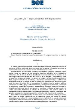 LEGISLACIÓN CONSOLIDADA - Ley 20/2007, de 11 de julio, del Estatuto del trabajo autónomo.